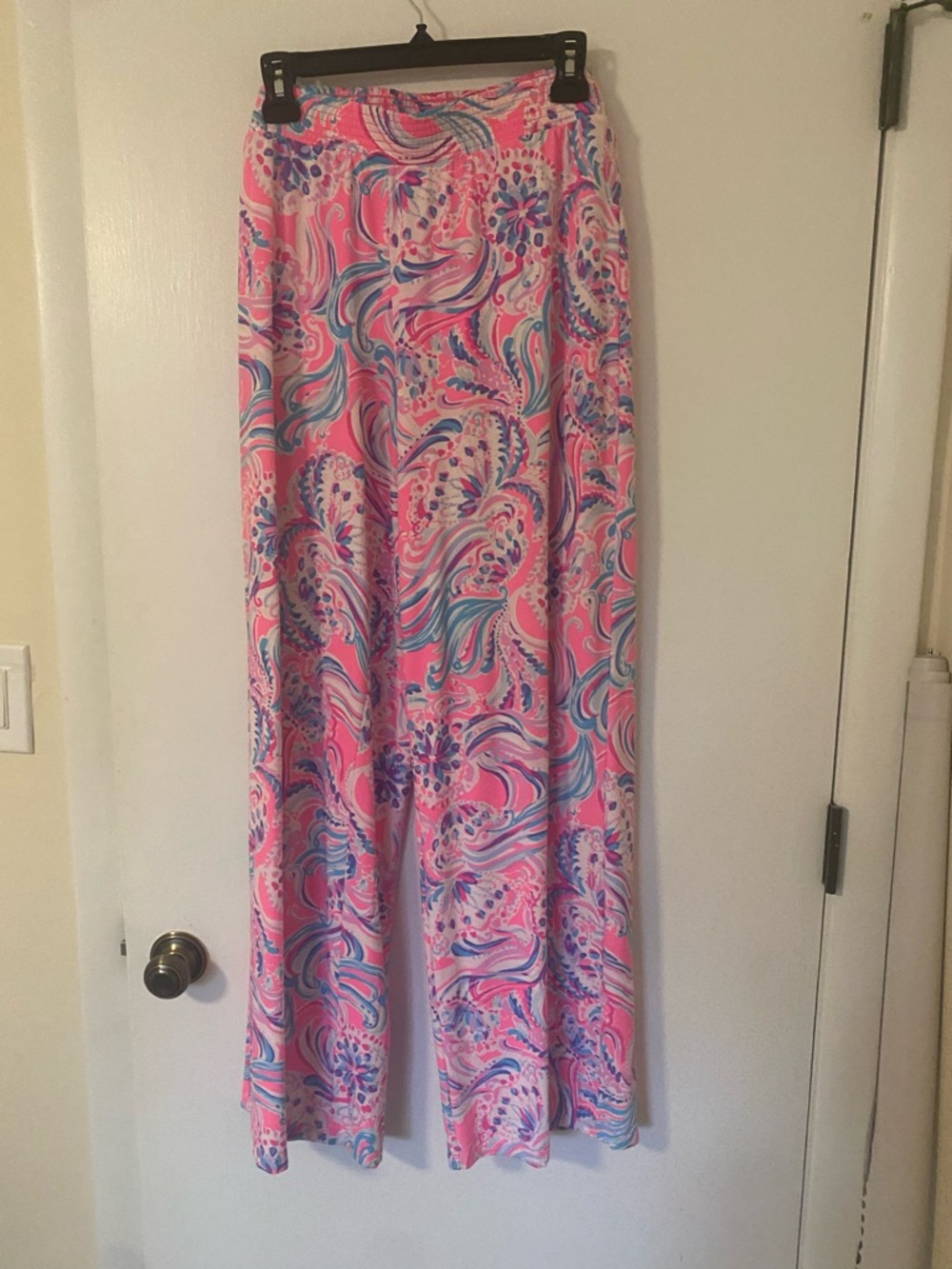 Lilly Pulitzer Pink, Blue & Purple Swirl Print Skirt